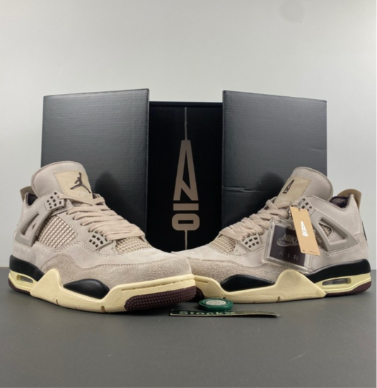 jordan 4 Fossil  Stone